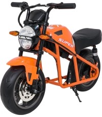 Motocykl elektryczny SUPERMOTO, pomarańczowy