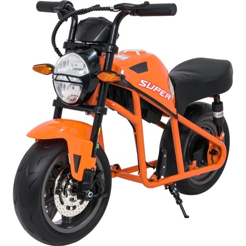 Motocykl elektryczny SUPERMOTO, pomarańczowy
