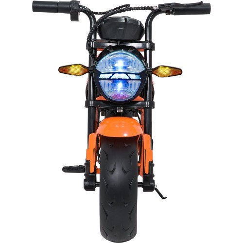 Motocykl elektryczny SUPERMOTO, pomarańczowy
