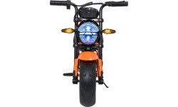 Motocykl elektryczny SUPERMOTO, pomarańczowy