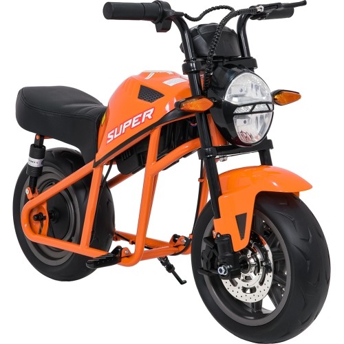 Motocykl elektryczny SUPERMOTO, pomarańczowy