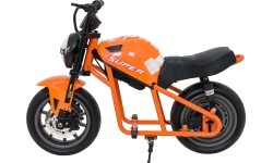 Motocykl elektryczny SUPERMOTO, pomarańczowy