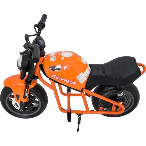 Motocykl elektryczny SUPERMOTO, pomarańczowy