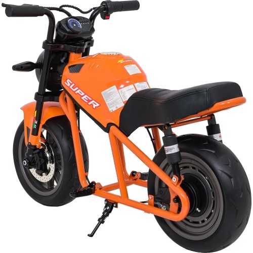 Motocykl elektryczny SUPERMOTO, pomarańczowy