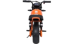 Motocykl elektryczny SUPERMOTO, pomarańczowy