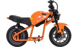 Motocykl elektryczny SUPERMOTO, pomarańczowy