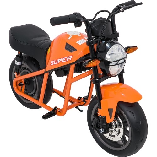 Motocykl elektryczny SUPERMOTO, pomarańczowy