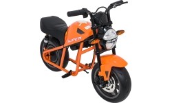 Motocykl elektryczny SUPERMOTO, pomarańczowy