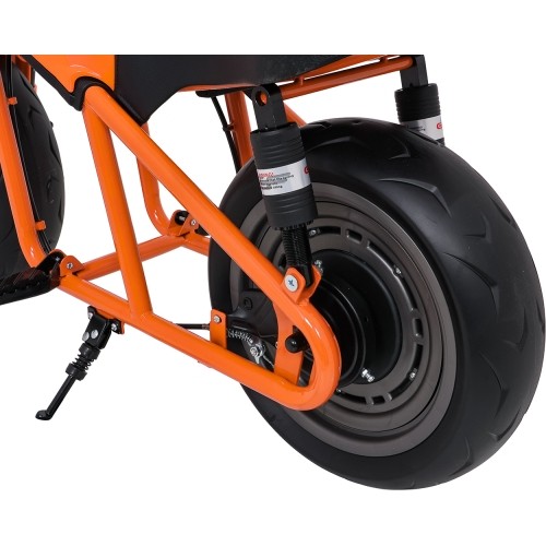 Motocykl elektryczny SUPERMOTO, pomarańczowy