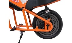 Motocykl elektryczny SUPERMOTO, pomarańczowy