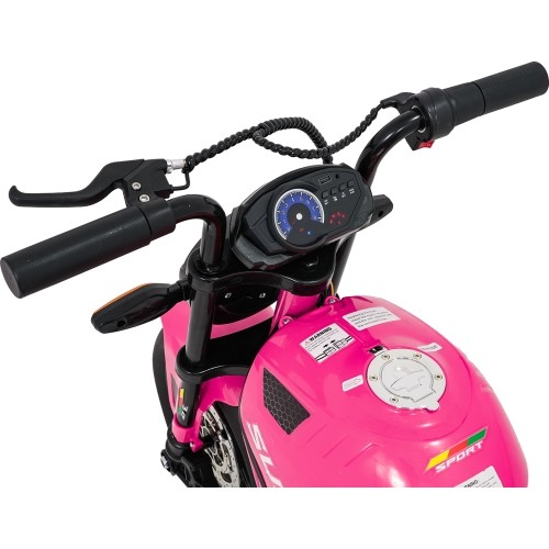 Motor elektryczny SUPERMOTO, różowy