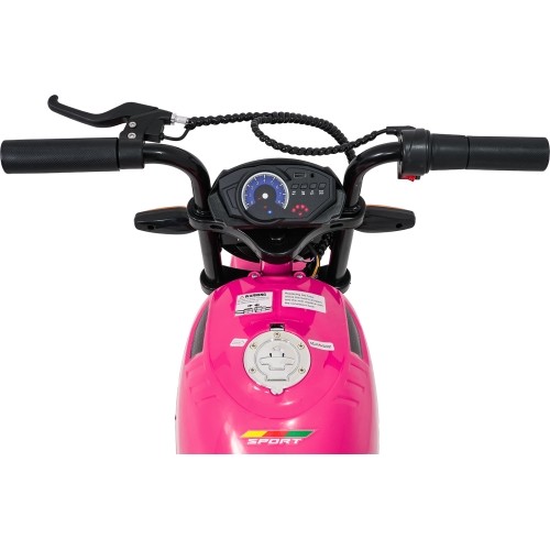 Motor elektryczny SUPERMOTO, różowy