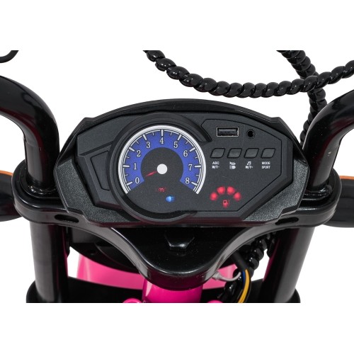 Motor elektryczny SUPERMOTO, różowy