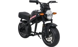 Motocykl elektryczny Supermoto, czarny