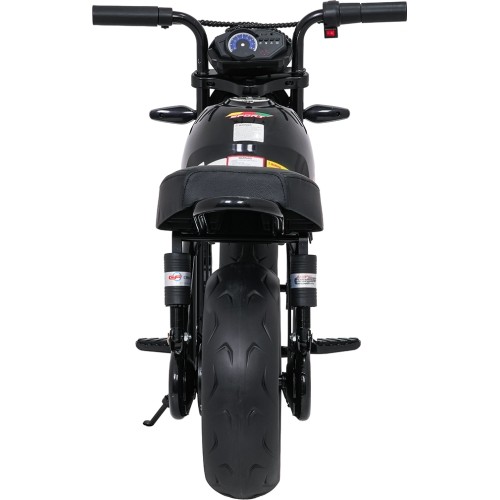 Motocykl elektryczny Supermoto, czarny