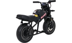 Motocykl elektryczny Supermoto, czarny