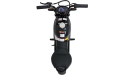 Motocykl elektryczny Supermoto, czarny