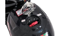 Motocykl elektryczny Supermoto, czarny