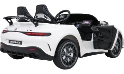 Pojazd elektryczny Mercedes Benz GT63 AMG biały