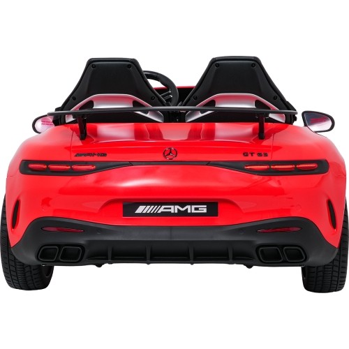 Pojazd elektryczny Mercedes Benz GT63 AMG, czerwony