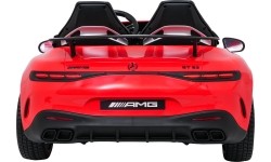 Pojazd elektryczny Mercedes Benz GT63 AMG, czerwony