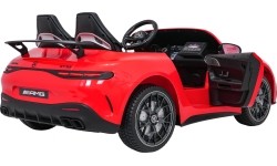 Pojazd elektryczny Mercedes Benz GT63 AMG, czerwony