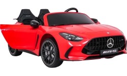 Pojazd elektryczny Mercedes Benz GT63 AMG, czerwony