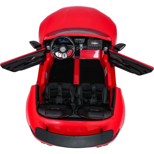 Pojazd elektryczny Mercedes Benz GT63 AMG, czerwony
