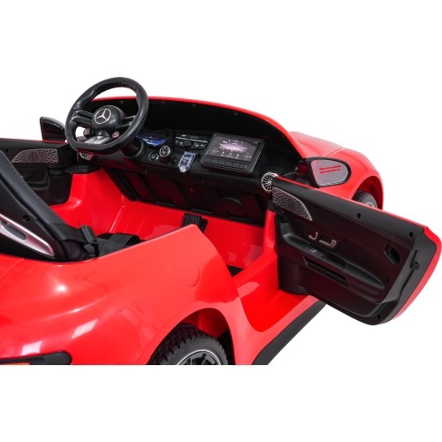 Pojazd elektryczny Mercedes Benz GT63 AMG, czerwony