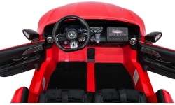Pojazd elektryczny Mercedes Benz GT63 AMG, czerwony