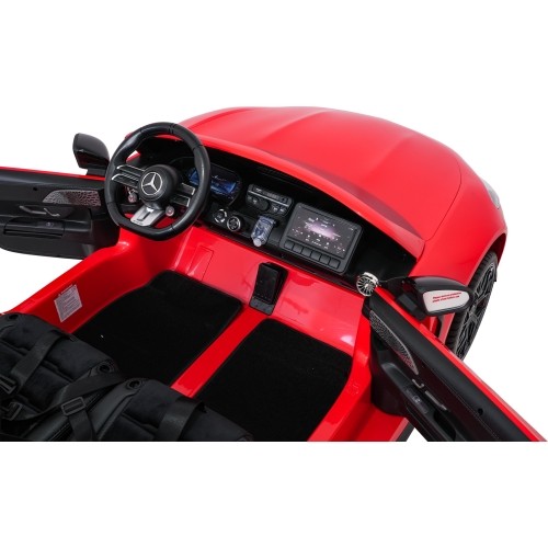 Pojazd elektryczny Mercedes Benz GT63 AMG, czerwony
