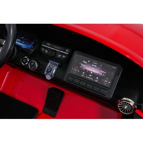 Pojazd elektryczny Mercedes Benz GT63 AMG, czerwony