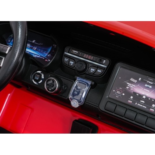 Pojazd elektryczny Mercedes Benz GT63 AMG, czerwony