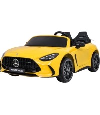 Pojazd elektryczny Mercedes Benz GT63 AMG, żółty