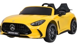 Pojazd elektryczny Mercedes Benz GT63 AMG, żółty