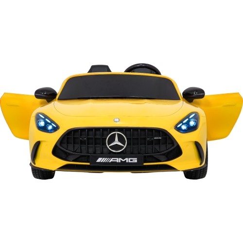 Pojazd elektryczny Mercedes Benz GT63 AMG, żółty