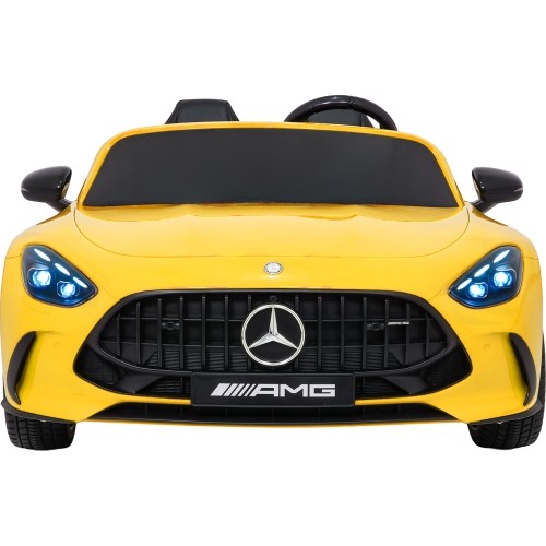 Pojazd elektryczny Mercedes Benz GT63 AMG, żółty