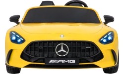 Pojazd elektryczny Mercedes Benz GT63 AMG, żółty
