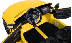 Pojazd elektryczny Mercedes Benz GT63 AMG, żółty