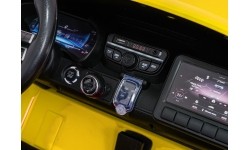 Pojazd elektryczny Mercedes Benz GT63 AMG, żółty