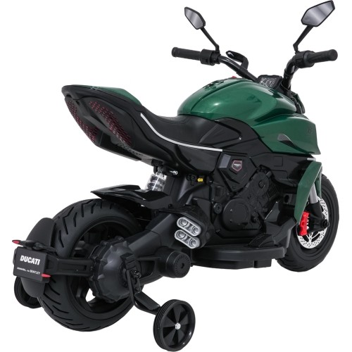 Elektryczny motor dziecięcy Ducati Diavel x Bentley, zielony