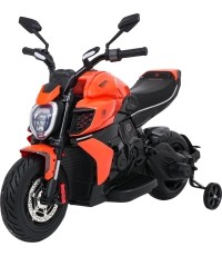 Pojazd elektryczny Ducati Diavel x Bentley, pomarańczowy
