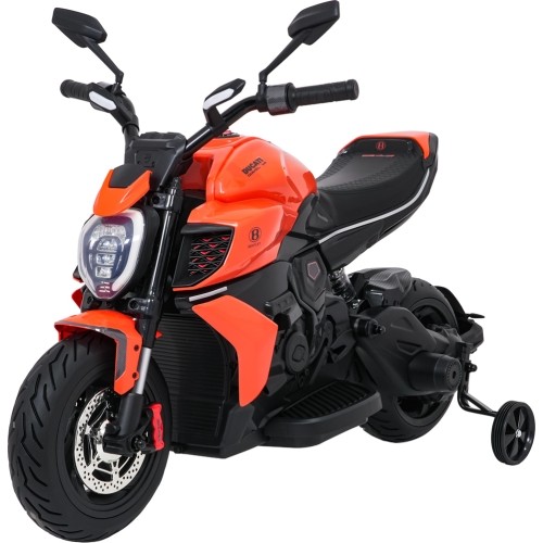 Pojazd elektryczny Ducati Diavel x Bentley, pomarańczowy