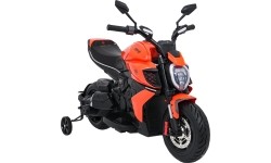 Pojazd elektryczny Ducati Diavel x Bentley, pomarańczowy