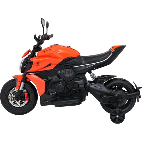 Pojazd elektryczny Ducati Diavel x Bentley, pomarańczowy