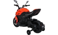 Pojazd elektryczny Ducati Diavel x Bentley, pomarańczowy