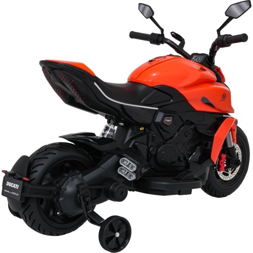 Pojazd elektryczny Ducati Diavel x Bentley, pomarańczowy