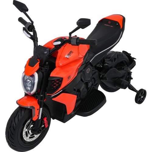 Pojazd elektryczny Ducati Diavel x Bentley, pomarańczowy