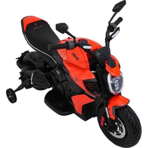 Pojazd elektryczny Ducati Diavel x Bentley, pomarańczowy