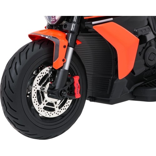 Pojazd elektryczny Ducati Diavel x Bentley, pomarańczowy